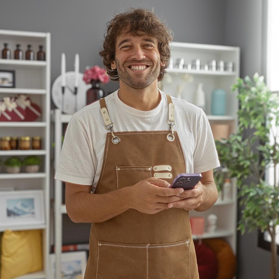 Un negoziante cliente di 6in.it